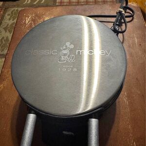 Disney Silver Classic Mickey Waffle Maker